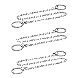 Ganter Normelemente GN 111-200-14 3 Stück - Kugelketten, Kettenlänge l: 200 mm, Ringdurchmesser d1: 14 mm