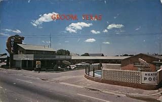Golden Spread Motel Groom, Texas TX Original Vintage Postcard
