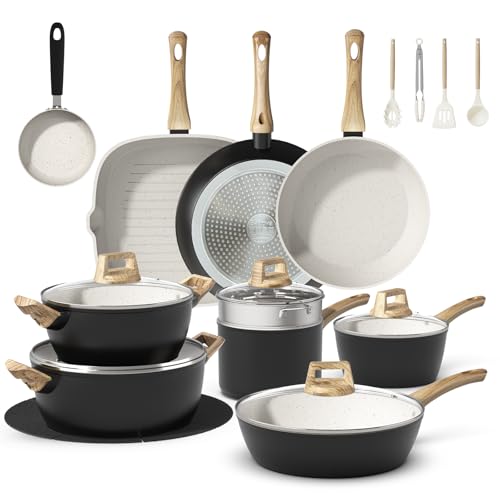 25-Piece Non-Stick Ceramic Cookware Set