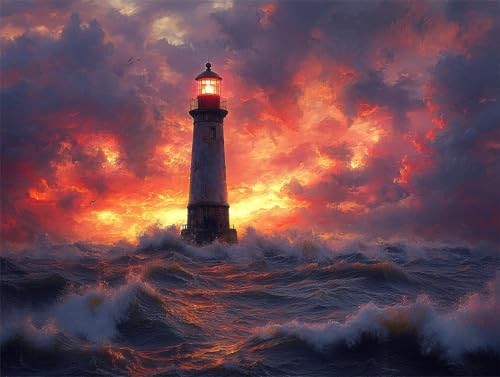 Pintar por numeros faro pinturas acrilicas lienzos 70x90cm 1
