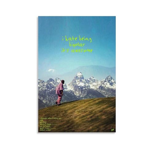 Kanye West 'Mountain Ye' Album Cover Canvas Poster Print Music