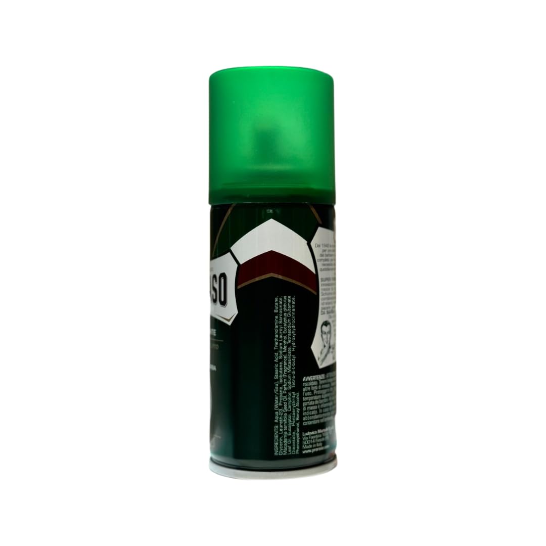 SCHIUMA DA BARBA RINFRESCANTE con olio di eucalipto e mentolo, 100ml. (2 Unità)