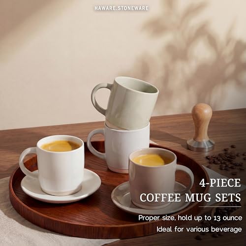 HaWare 13OZ Speckled Mug Set