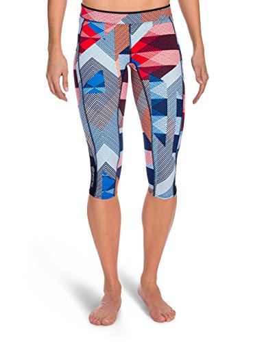 SKINS A200 Capri Compression Tights, This Way Up, Medium