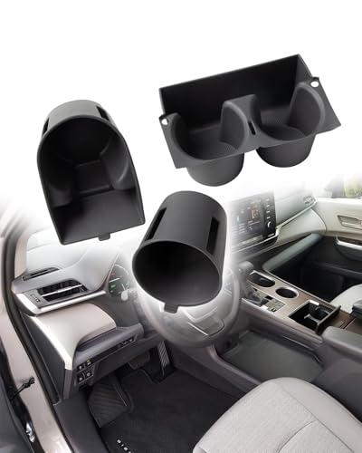 Insertos para portavasos consola central 3 piezas para Toyota Sienna