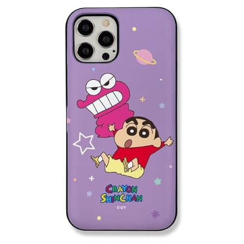 iPhone16 Pro 用 クレヨンしんちゃん マグネット カード 収納 ケース 【日本国内から発送】 CrayonShinchan Chocobi Dinosaur S1 Magnetic Card Case アイフォン 16 プロ 対応 TPU +
