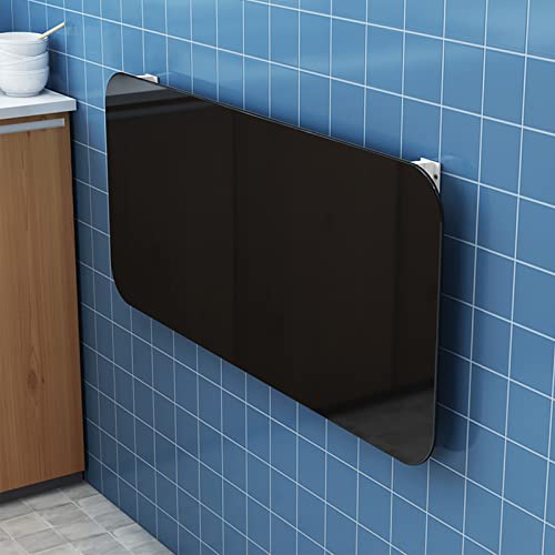 Table pliante à linge et murale rabattable en verre pour petite buanderie - 5