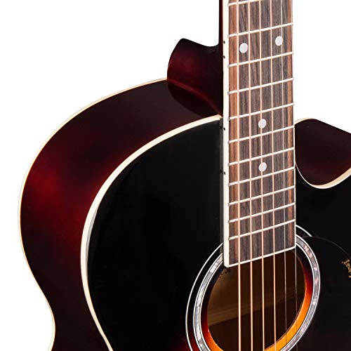 Image of JUAREZ Arpeggio 39 Inch Acoustic Guitar Kit, JRA39SR-3TS Spruce Top, Rosewood Fretboard & Bridge, Truss Rod, Chrome Die Cast Machine Tuners, Sunburst