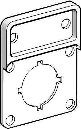 Schneider KZ14 Supporto 45X45 Senza Etich, Bianco