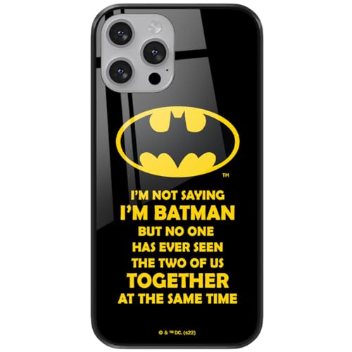 ERT GROUP Coque de téléphone Portable pour Apple Iphone 13 Original et sous Licence Officielle DC Motif Batman 053 en Verre trempé, Coque de Protection