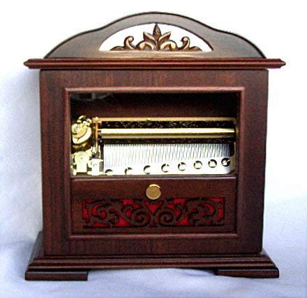 Amazon | 【日本全国 最高級 72弁立型オルゴール「ウォールナット