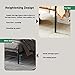 FetiNes Bettgestell Gästebett Metallbett | Modern Einzelbett Jugendbett Bettrahmen mit Lattenrost für Schlafzimmer Gästezimmer | 90x190 cm | Schwarz