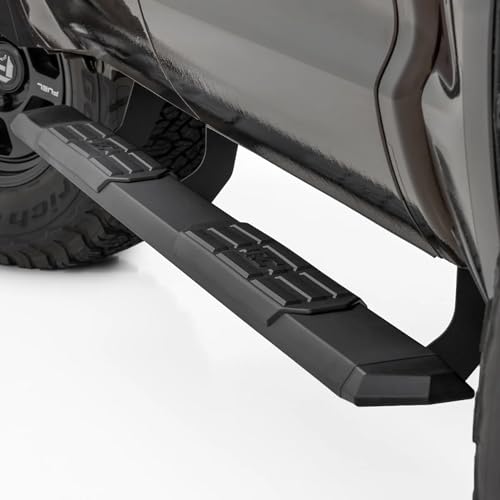 Estribos de aluminio Rough Country TR2 para Toyota Tundra CrewMax miniatura 1