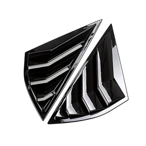 Grilles d'aération de vitre latérale arrière de Mustang Mach-E accessoire noir