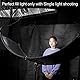 Fomito 178cmx65cm Photo Studio Licht Reflektor/Diffusor, 4in1 Clamshell Lichtreflektor für Fotografie Porträtbeleuchtung Filmaufnahmen, Schwarz/Weiß/Gold/Silber