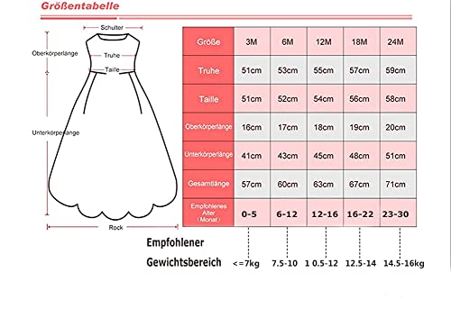AHAHA Abito Bimba Battesimo Lunghi delle Neonate