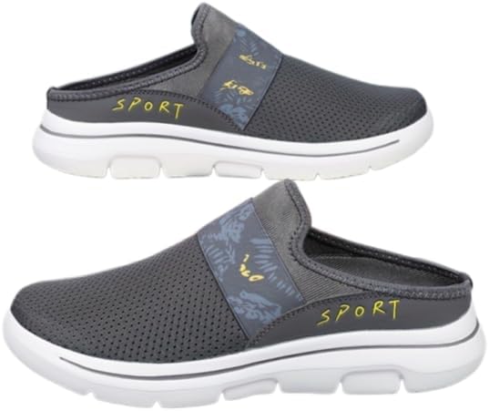 Breathable And Comfortable Men's Casual Slippers - Featuring a Mesh Upper, Breathable Insole, And Lightweight Sole, These Slip-On Shoes Are Suitable for Both Indoor And Outdoor Use