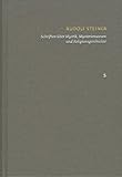 Schriften - Kritische Ausgabe (SKA), Band 5: Schriften über Mystik, Mysterienwesen und Religionsgeschichte - Rudolf Steiner