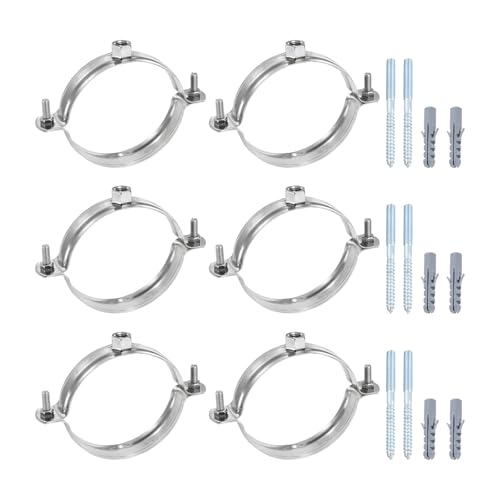 Collier de serrage réglable 75 mm M8 pour stabiliser les canalisations au plafond