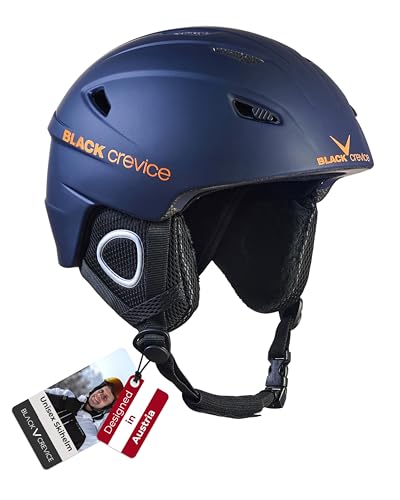 Black Crevice Skihelm Kitzbühel I Ski-Helm in sportlichem Design I Skihelm Herren & Damen I Skihelm...