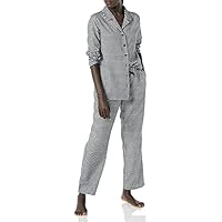 Amazon Essentials Conjunto de pijama de franela con botones en