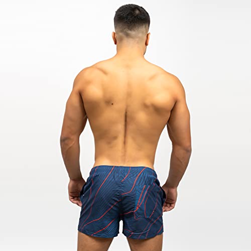 Taddlee Swimwear Men's Beach Swim Boxer Trunks Board Shorts Swimsuits Square Cut3