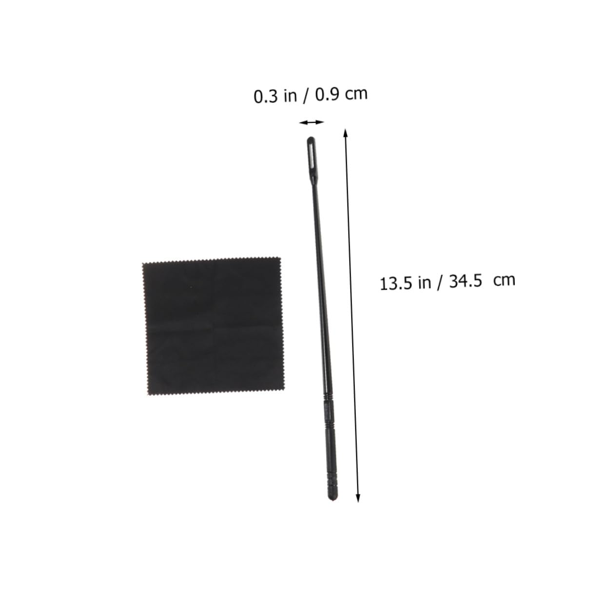 SAVITA 4 pcs Kit Nettoyage Flûte Traversière, Tige de Nettoyage 2 pcs et Chiffon de Nettoyage 2 pcs Écouvillons de Nettoyage de Flûte Flute Cleaner