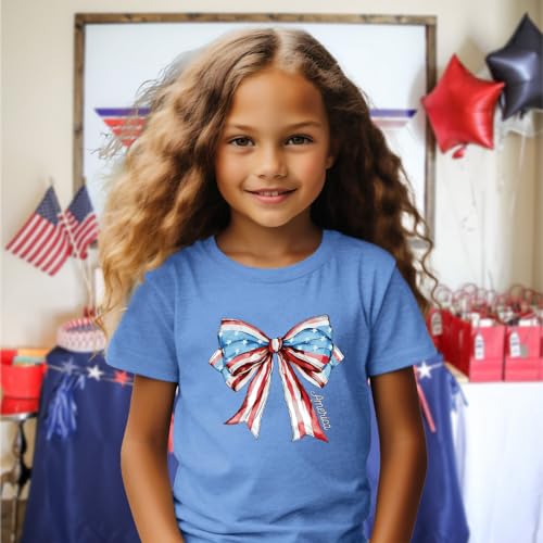 Image of 4th of July Shirts Toddler Boys Girls American Flag USA T-Shirt Kids Patriotic Tee Tops