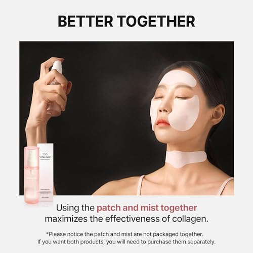MEDITHERAPY Adesivo de derretimento de colágeno Vitalique (bochecha) 4EA, patch coreano para pele br