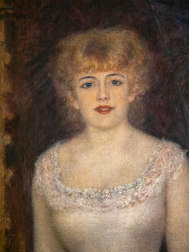 Impression d'affiches Renoir portrait de l'actrice Jeanne Samary sur toile