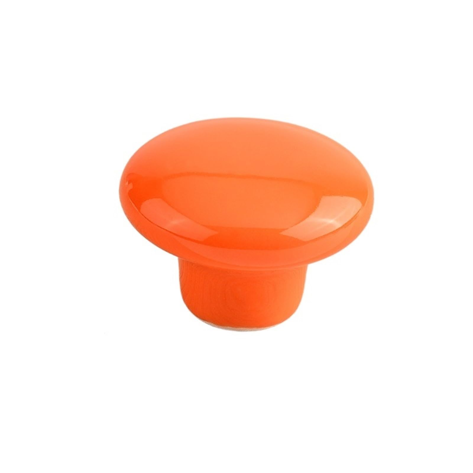 Wlihdb Orange 5Pairs Drawer Pulls Knobs Single Hole Ceramic Small Dresser Handles For Chest Of Drawer(,S)