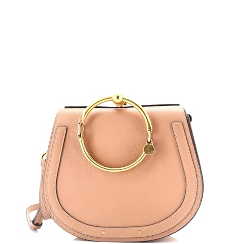 Chloe, Pre-Loved Nile Crossbody Bag Leather Small, Neutral