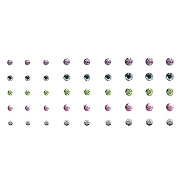 Comet Busters Beautiful Multicolor and Multisize Bindi (BIN1012)