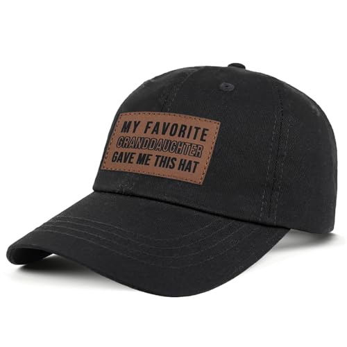 Image of Grandpa Hats for Men, Birthday Gifts for Grandpa, Gift from Grandkids, Funny Trucker Hat Baseball Cap