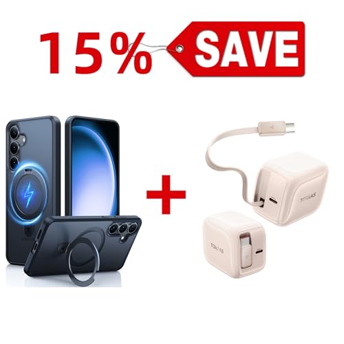 TORRAS FlexLine 40W Dual-Port USB C Charger Block & Magnetic Case — Buy Together to Save 15%