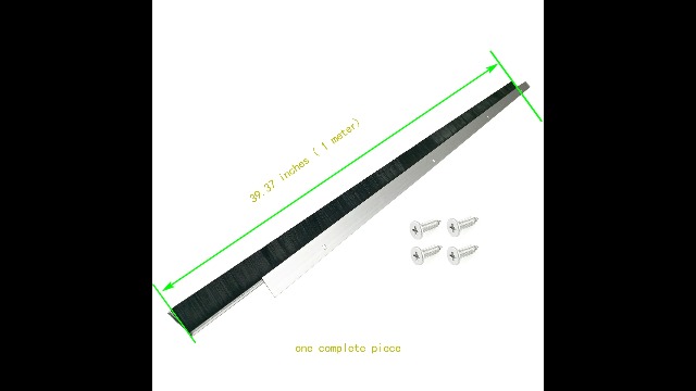 3 Inch Wide Weather Seal Strip 4-Pack Door Brush Seals – 39.37 Inch ...