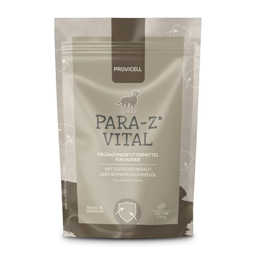 Provicell para-Z-Vital | Mit Tierärzten in Deutschland entwickelt & hergestellt | Schutz für den Hund ohne Chemie | 120 Tabletten