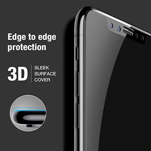 Image of STP FEEL Ultra Premium Tempered Glass Screen Protector Guard For iPhone X /iPhone 11 Pro /iPhone XS (White, Pack of 1) Edge to Edge Coverage Screen Guard with Easy Installation Kit
