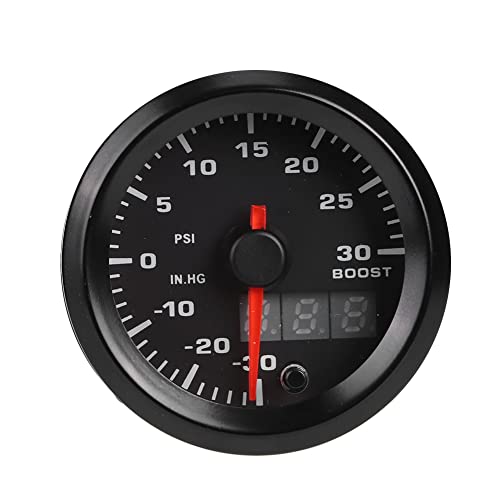 Jauge turbo boost haute précision Haofy 52mm avec indicateur LED