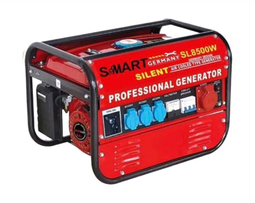 Stromerzeuger Notstromaggregat PK6500W 3.0kW 230V / 380 V Dauerleistung NOT-Stromgenerator 4 TAKT NEU Seilabzug 6500WE 6,5PS 65db