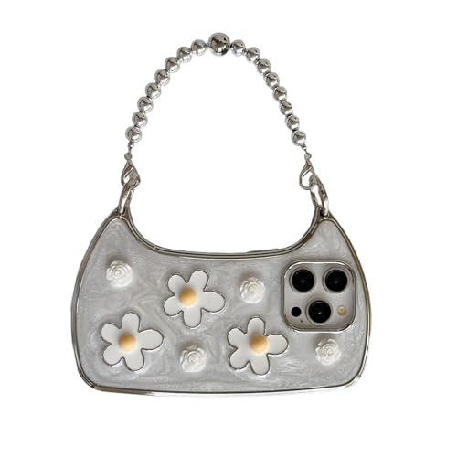 RuimoTuiko 3D�t�����[ �X�}�z�P�[�X for iPhone12�p �d�t�{�H?�f�� �z���C�g�^�V���o�[ �V���o�[�r�[�Y�`�F�[���t�� ��񂰃o�b�O�^ �����h�~���|�� �񂪂� ���O���� �ϏՌ� �w��h�~ �J�����ی� �S�ʕی� �y�� �؍� �l�C ��