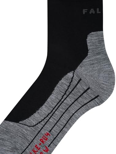 FALKE Women's RU4 Running Socks Medium Cushioning Anti-Blister Mid-Calf Length Vegan Quick-Drying Breathable Cotton Functional Yarn 1 Pair
