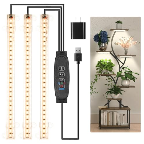 8.6'' LED Grow Light Strips, Full Spectrum 3500K Grow Lights