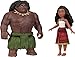 Mattel Disney Moana 2 Toys, Moana & Maui Ocean Adventures 2-Pack with 2 Small Dolls & Hook Accessory, Inspired by The Movie
