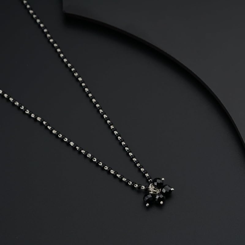 Image of House Of Aadyaa Handmade Silver Mangalsutra for Women | Made in 92.5 Silver | Silver Gifts for Women