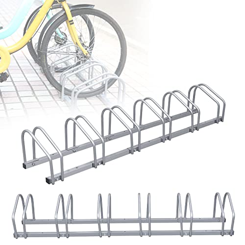 Yakimz Soporte Para Bicicletas Para 6 Bicicletas, Soporte Múltiple, Soporte De Suelo, Soporte De Pie Para Bicicleta, Soporte De Pared, Metal, Ah Yakimz Soporte Para Bicicletas Para 6 Bicicletas, Soporte Múltiple, Soporte De Suelo, Soporte De Pie Para Bicicleta, Soporte De Pared, Metal, Ah