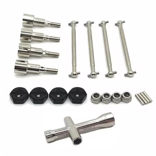 RC �J�[�h���C�u�V���t�g For SCY 16101 16102 16103 16106 16201 Q130A Q130B Q141 Q117 1/16 RC�J�[�p�[�c ���^���h���C�u�V���t�g CVD��12mm�Z�p(Black)