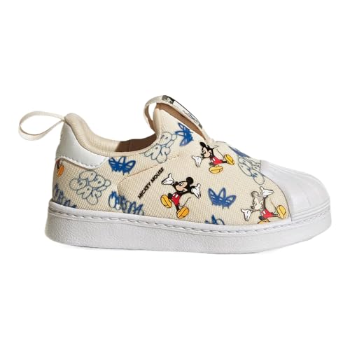 adidas Superstar 360 x Disney Mickey Infant Toddler Lifestyle Shoes (Wonder White/Blue)