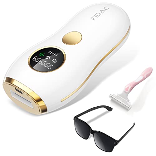 Laser Hair Removal Painless Device for Women and Men with FDA Cleared Upgraded to 999,999 Flashes Ice Cooling Permanent Reduction in Hair Regrowth at Home for Whole Body Armpits Legs Arms
