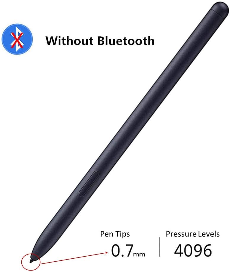 2Pcs Tab S9 Stylus Pen Replacement for Samsung Galaxy Tab S7 / S7+, S8 /S8+ Plus/S8 Ultra, S9/S9+/S9 Ultra S Pen All Versions (Without Bluetooth) with 5xTips (Black) image 3